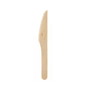CUCHILLO MADERA 16 CM CAJA X 1000 UNIDADES